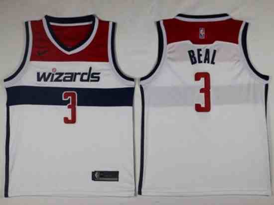Washington Wizards #3 Bradley Beal White Swingman Jersey