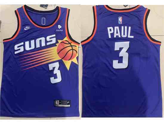 Phoenix Suns #3 Chris Paul 2022-23 Purple Classic Edition Swingman Jersey
