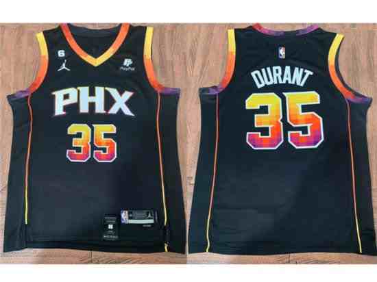 Phoenix Suns #35 Kevin Durant 2022-23 Black Statement Edition Swingman Jersey