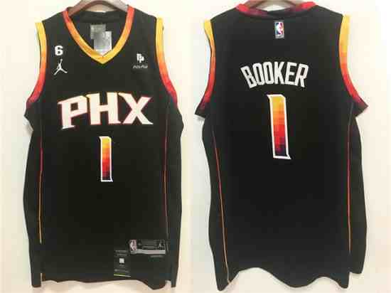 Phoenix Suns #1 Devin Booker 2022-23 Black Statement Edition Swingman  Jersey