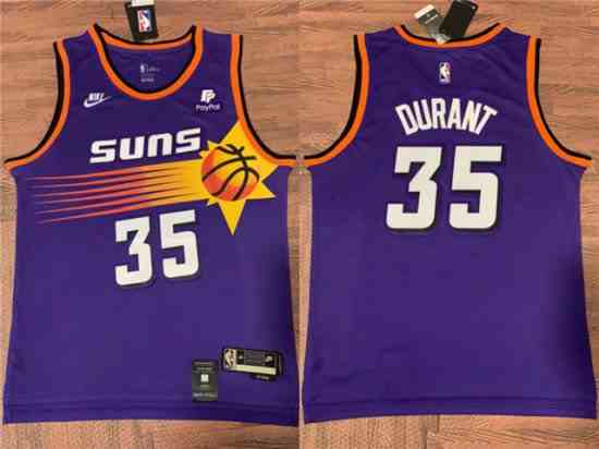 Phoenix Suns #35 Kevin Durant 2022-23 Purple Classic Edition Swingman Jersey