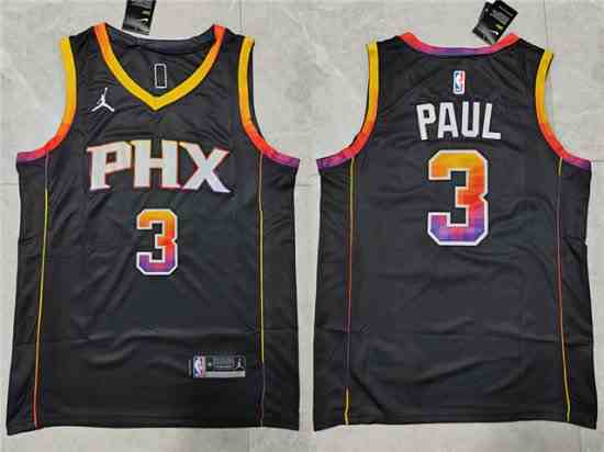 Phoenix Suns #3 Chris Paul 2022-23 Black Statement Edition Swingman Jersey