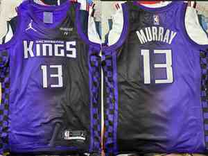 Mens Nba Sacramento Kings #13 Keegan Murray Purple Jordan Jersey