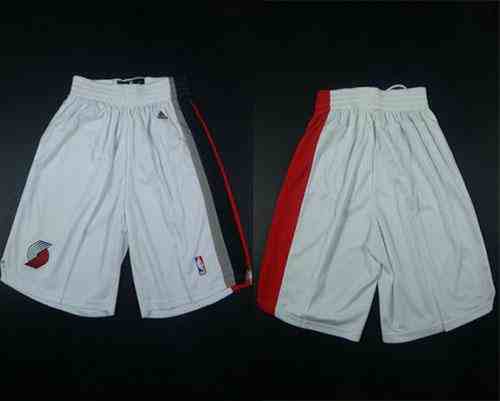 Portland Trail Blazers White Shorts
