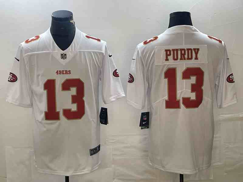 Men's San Francisco 49ers #13 Brock Purdy White Vapor Untouchable ...