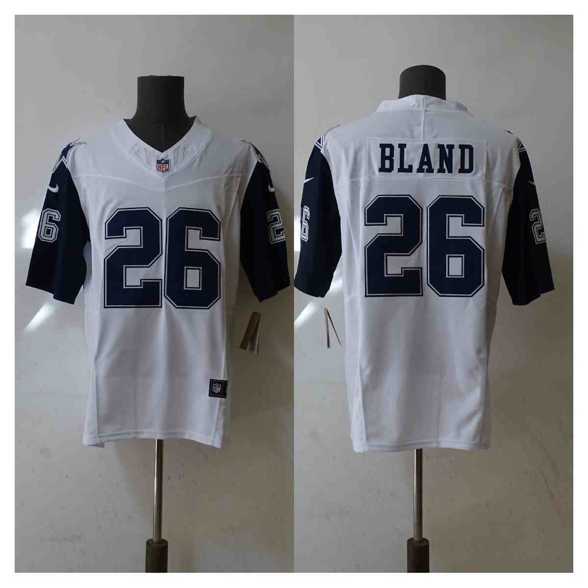 Men's Dallas Cowboys #26 DaRon Bland White 2023 F.U.S.E. Vapor Limited Stitched Football Jersey