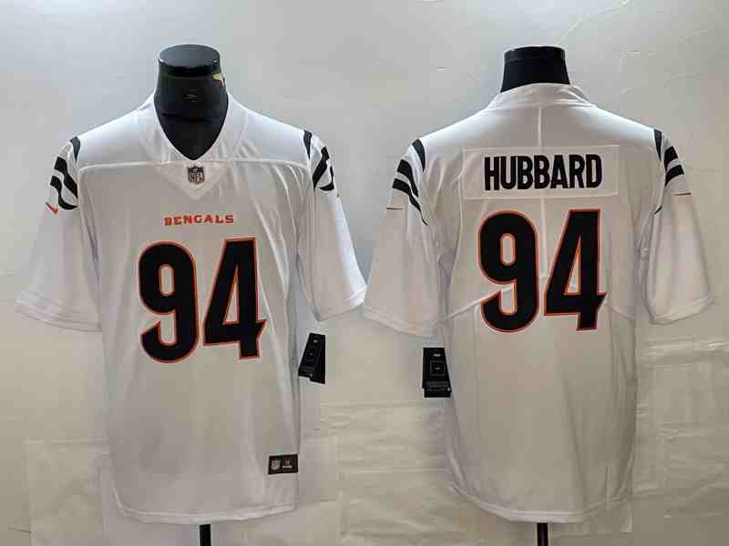 Men's Cincinnati Bengals #94 Sam Hubbard White Vapor Untouchable Limited Stitched NFL Jersey