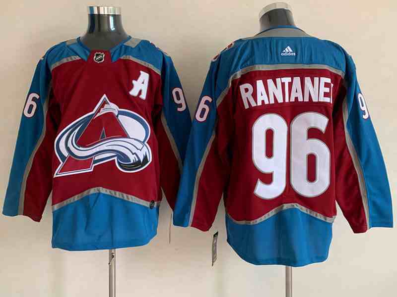 Mens Nhl Colorado Avalanche #96 Mikko Rantanen Burgundy Red Home Premier Adidas Jersey