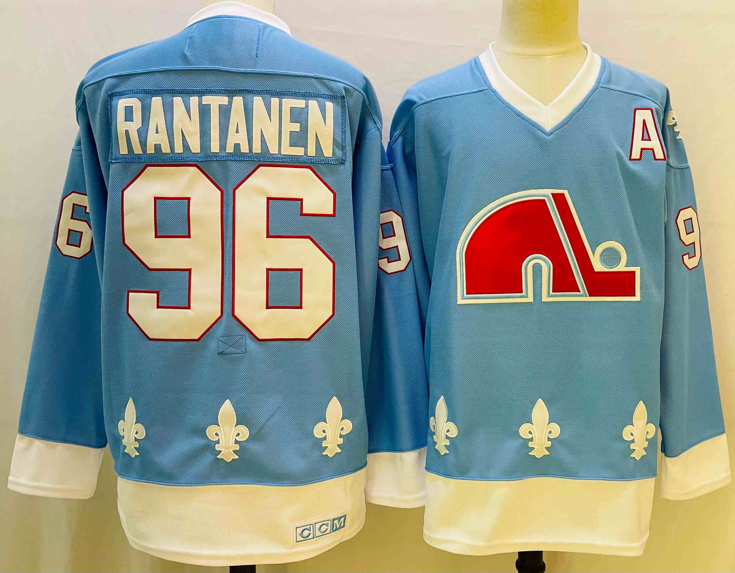 Mens Nhl Colorado Avalanche #96 Mikko Rantanen Light Blue Ccm Jersey
