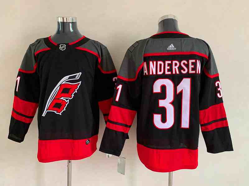 Mens Nhl Carolina Hurricanes #31 Frederik Andersen Alternate Premier Adidas Jersey