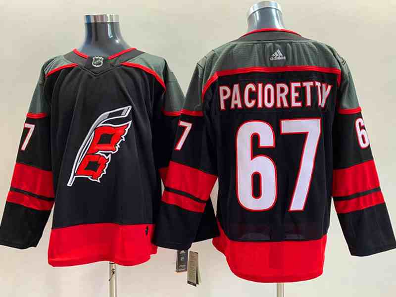 Mens Nhl Carolina Hurricanes #67 Max Pacioretty Black Alternate Premier Adidas Jersey