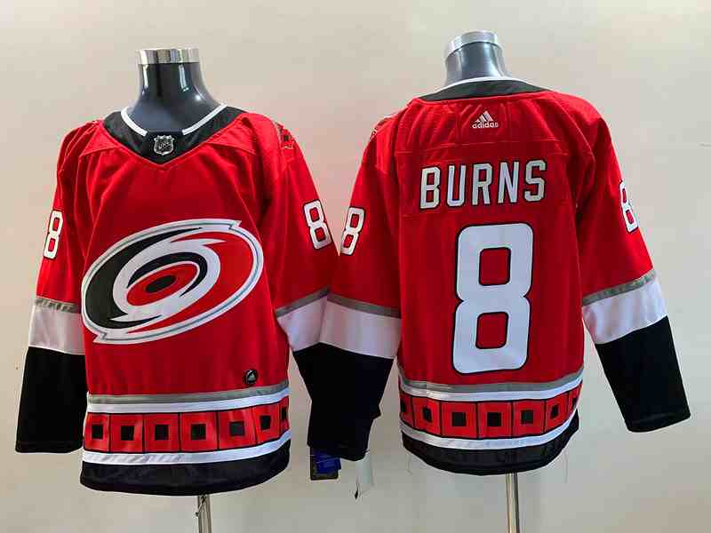 Mens Nhl Carolina Hurricanes #8 Brent Burns Red Adidas Player Jersey