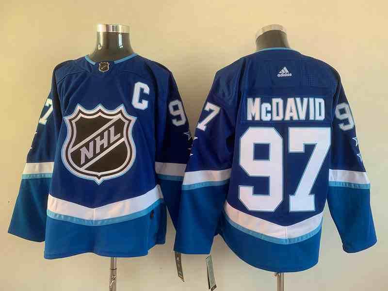 Mens Edmonton Oilers #97 Connor Mcdavid 2022 Nhl All-star Game Adidas Blue Jersey