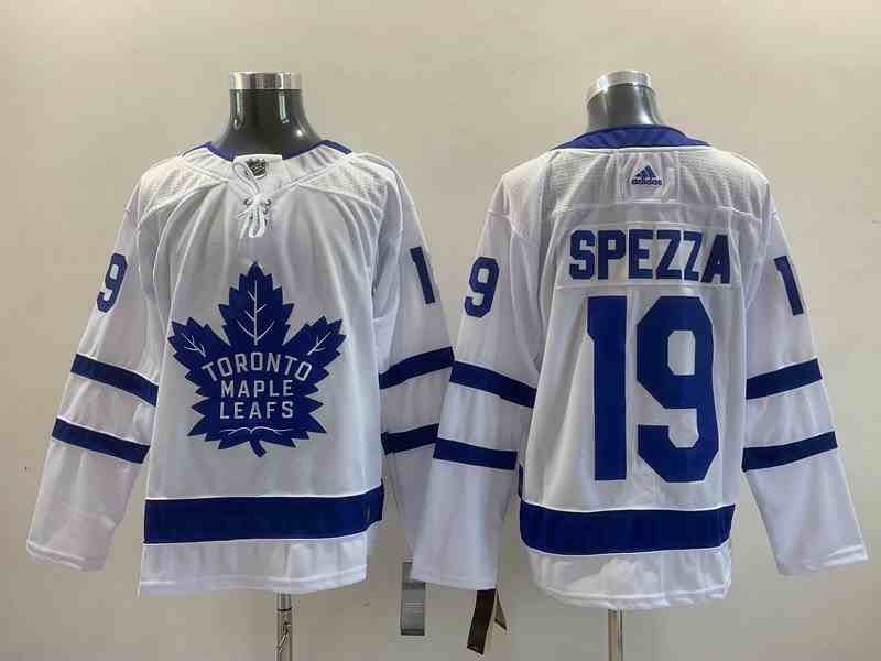 Mens Nhl Toronto Maple Leafs #19 Jason Spezzal White Away Adidas Jersey