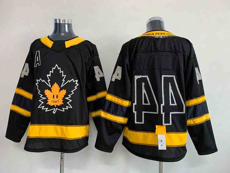 Men's Toronto Maple Leafs Black #44 Morgan Rielly Alternate Premier Breakaway Reversible Stitched Jersey (2)