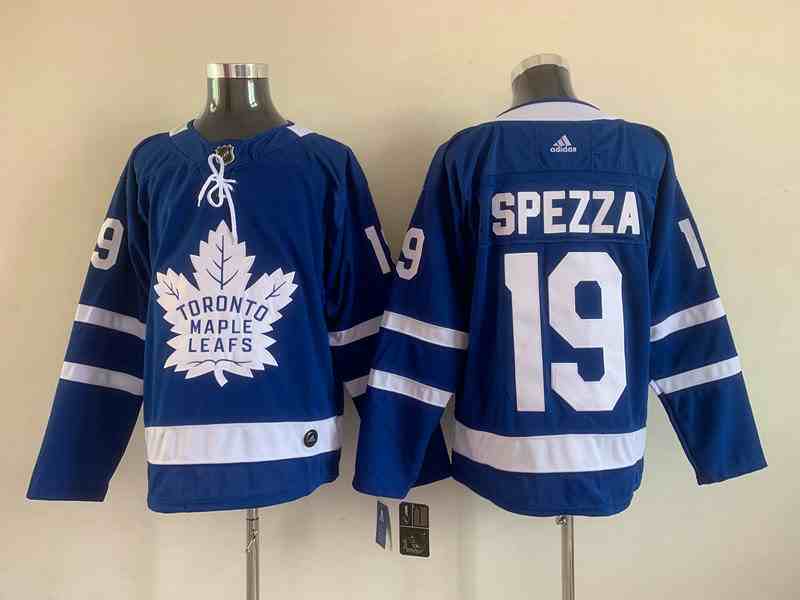 Mens Nhl Toronto Maple Leafs #19 Jason Spezzal Blue Away Adidas Jersey