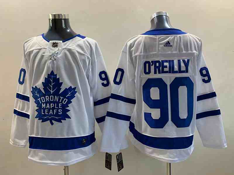 Mens Nhl Toronto Maple Leafs #90 Ryan O'reilly White Away Adidas Jersey