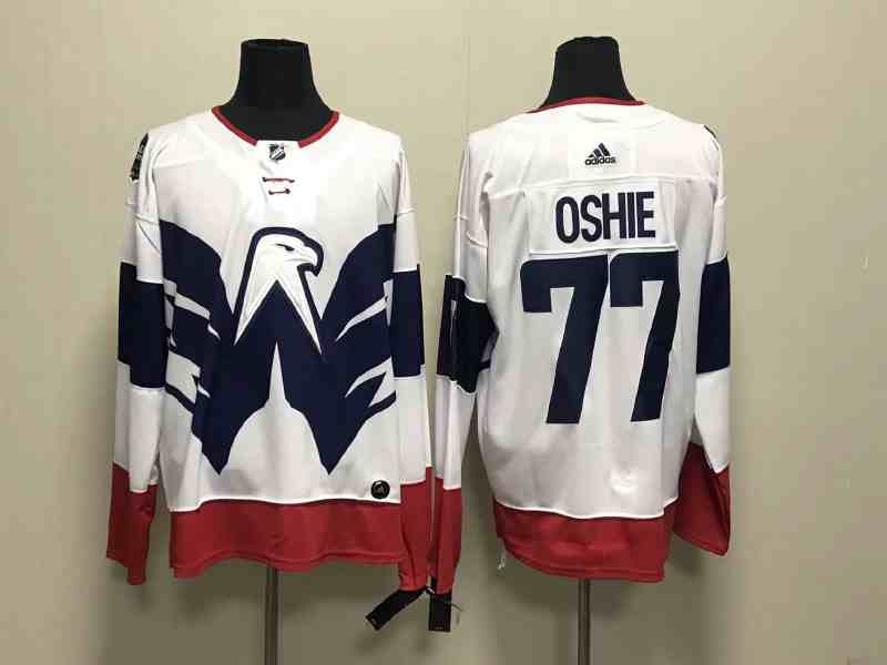 Mens Nhl Washington Capitals #77 Tj Oshie White 2023 Stadium Series Primegreen Authentic Adidas Jersey