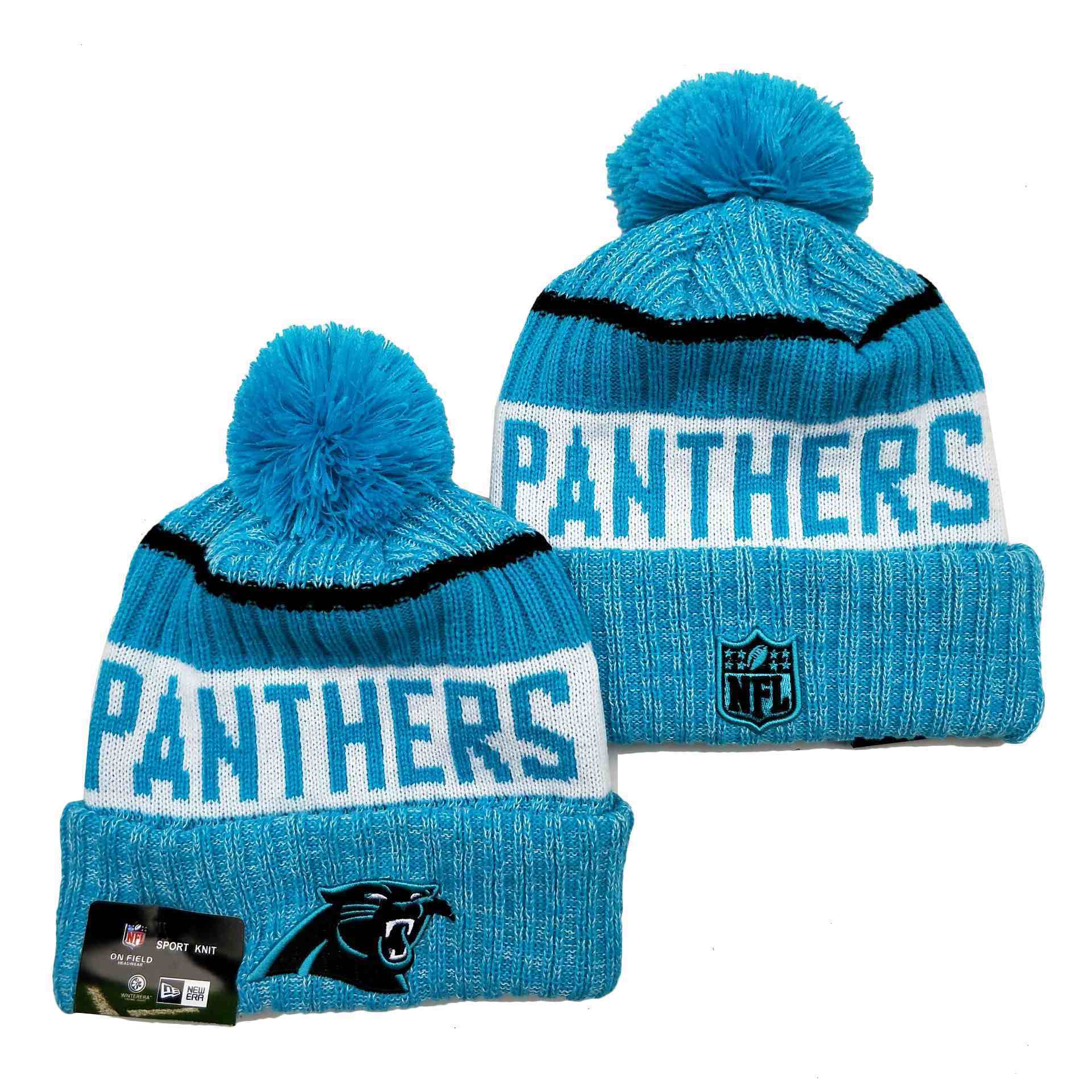 CAROLINA PANTHERS HAT KNIT YD330758