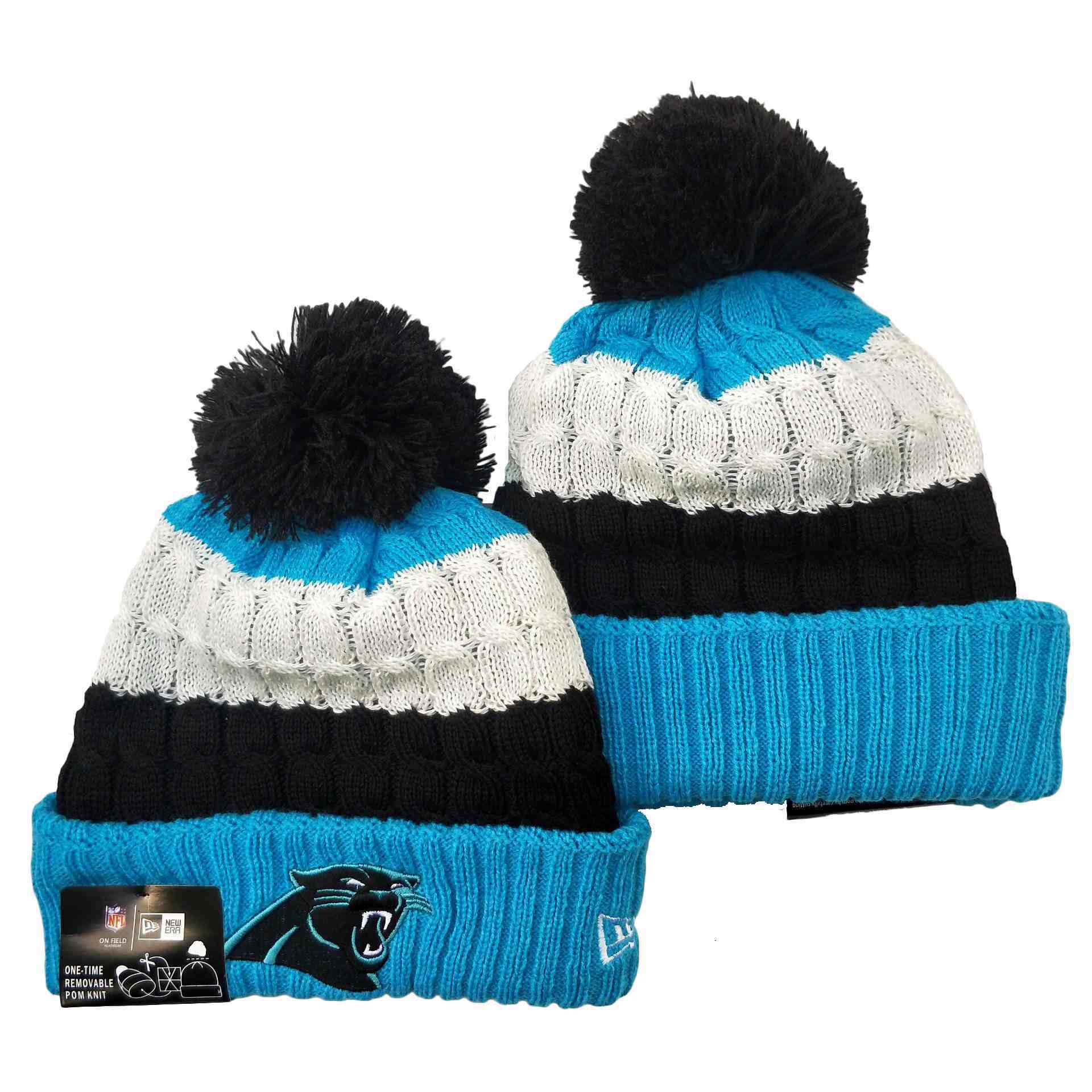 CAROLINA PANTHERS HAT KNIT YD330749