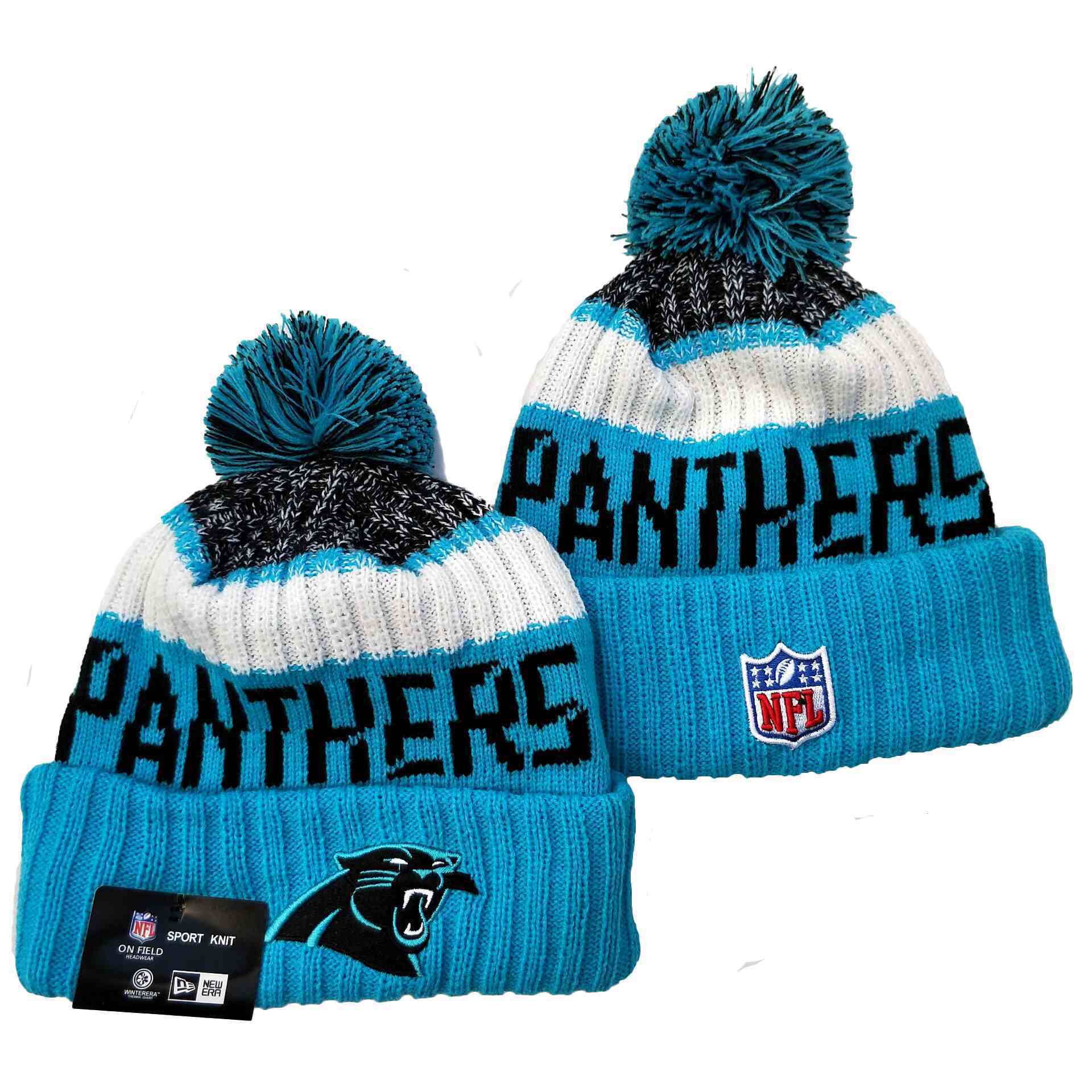 CAROLINA PANTHERS HAT KNIT YD330757