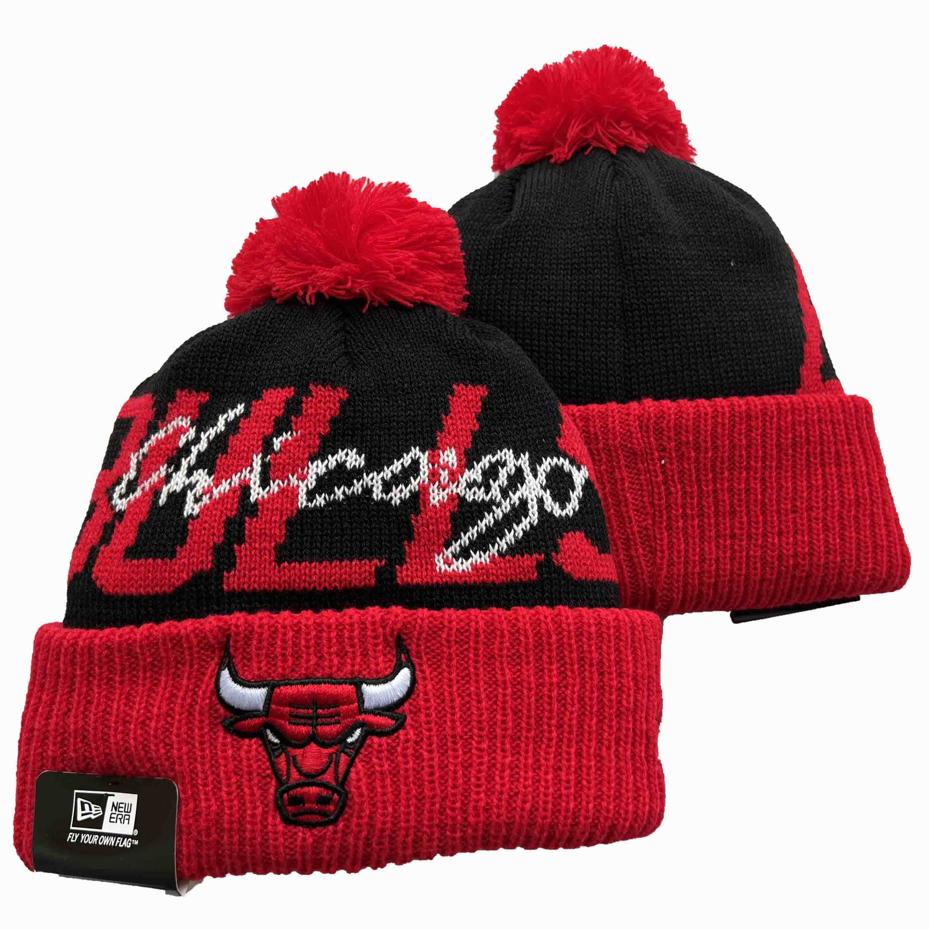 Chicago Bulls knit hat YD12