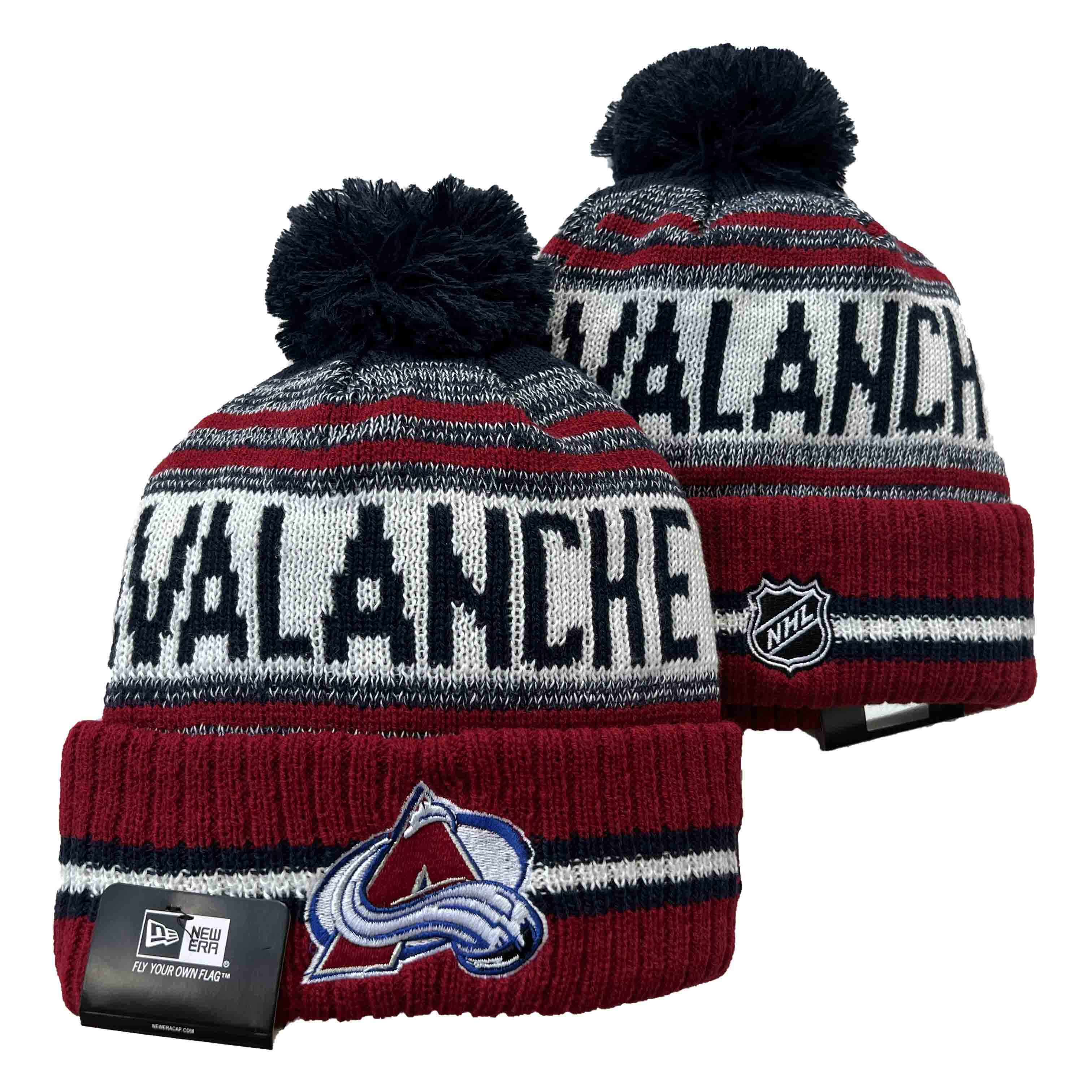 Colorado Avalanche knit hat YD