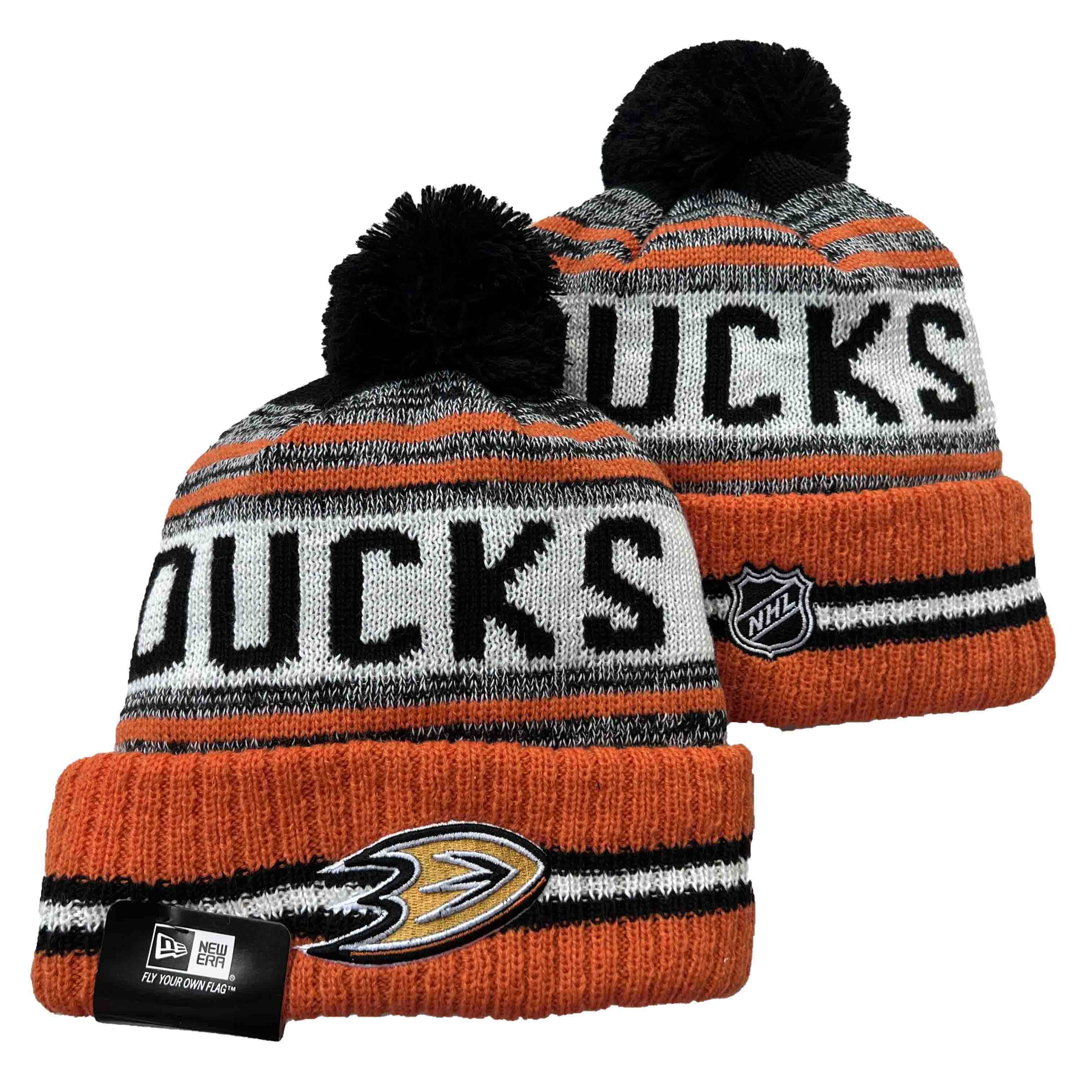 Anaheim Ducks knit hat YD