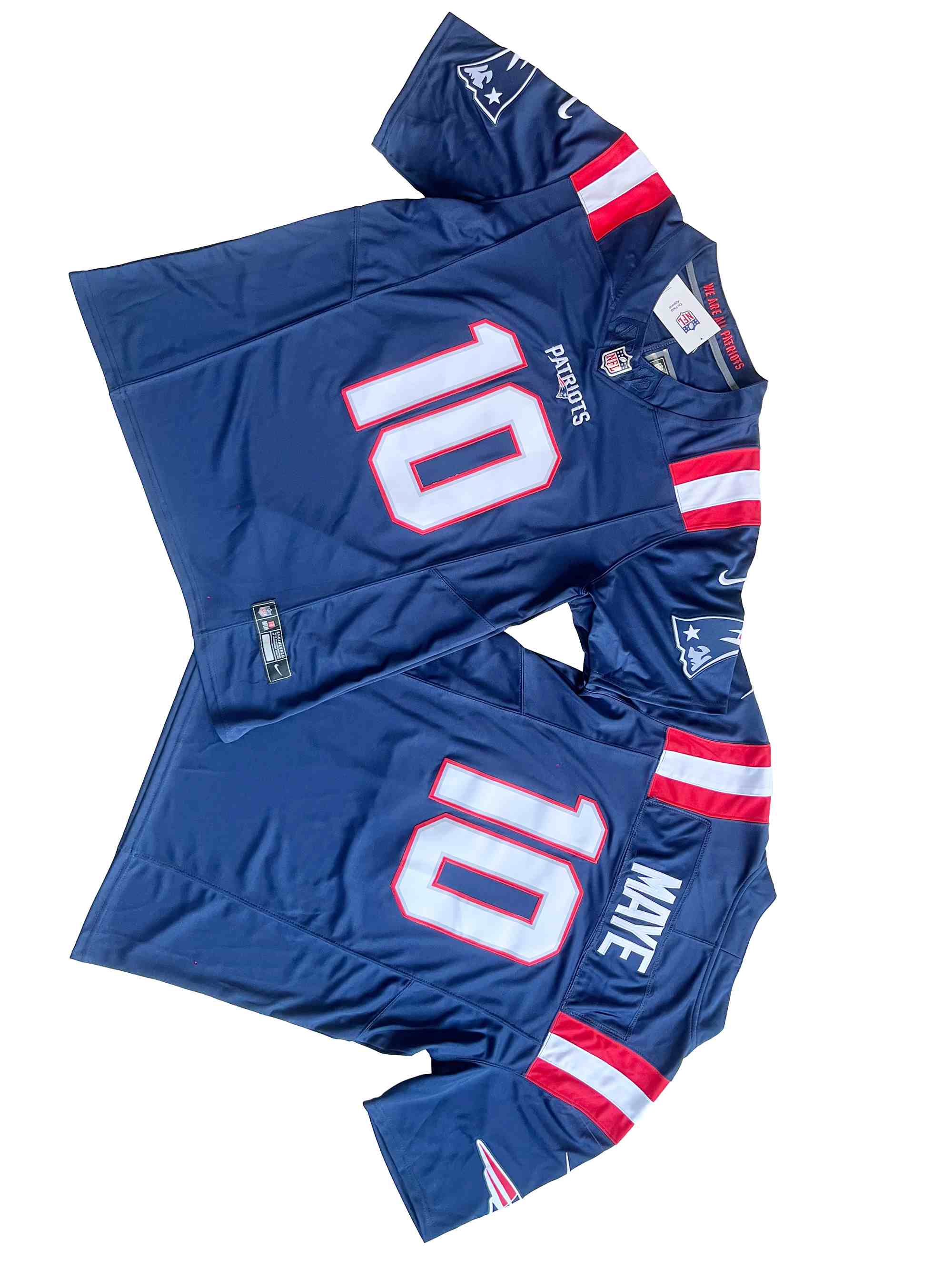 Men's New England Patriots 10# Mac Jones Blue Vapor F.U.S.E. Limited Jersey