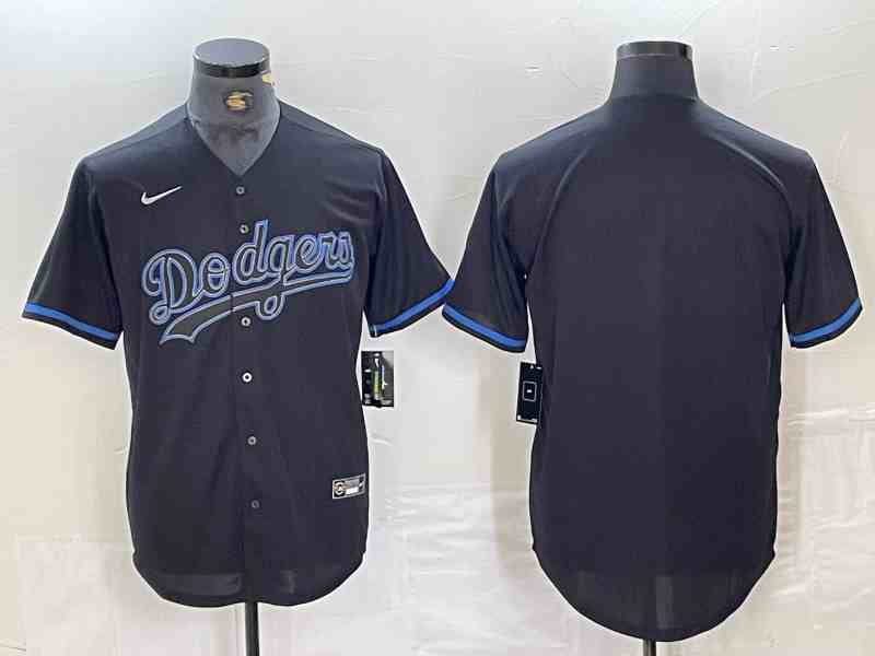 Los Angeles Dodgers Blank Lights Out Black Fashion Stitched Cool Base Nike Jersey