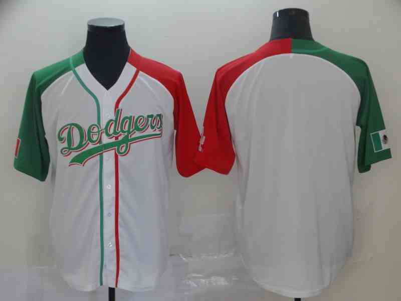 Dodgers Blank White Mexican Heritage Culture Night Jersey Mexico