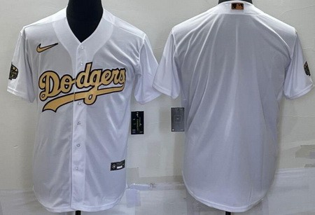 Los Angeles Dodgers Blank White 2022 All Star Cool Base Jersey