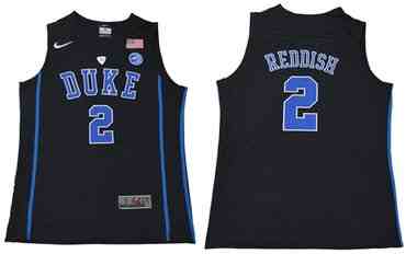 Blue Devils #2 Cameron Reddish Black Basketball Elite Stitched College Jersey