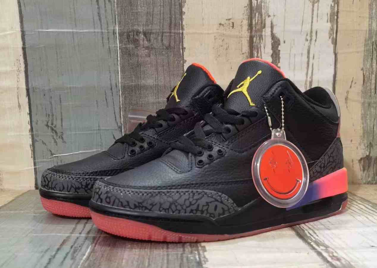 Air Jordan 3 Black Colorful us7-us13 Men's shoes