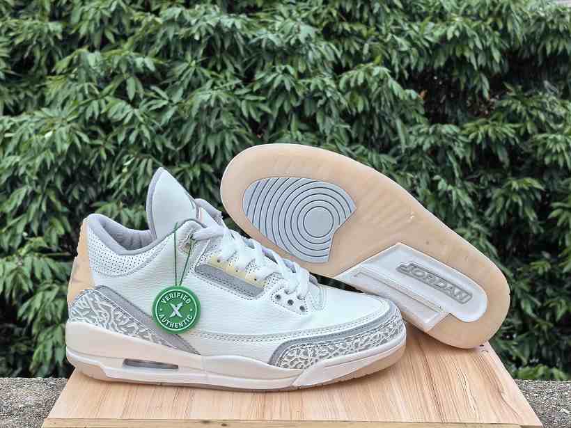 Air Jordan 3 Craft  Ivory White  us7-us13 Men's shoes