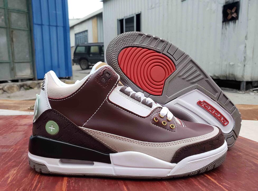 Air Jordan 3 Burgundy us7-us12 Men's shoes