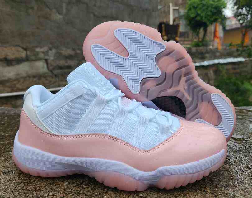 Air Jordan 11 LOW White Pink us5.5-us13 Men's shoes