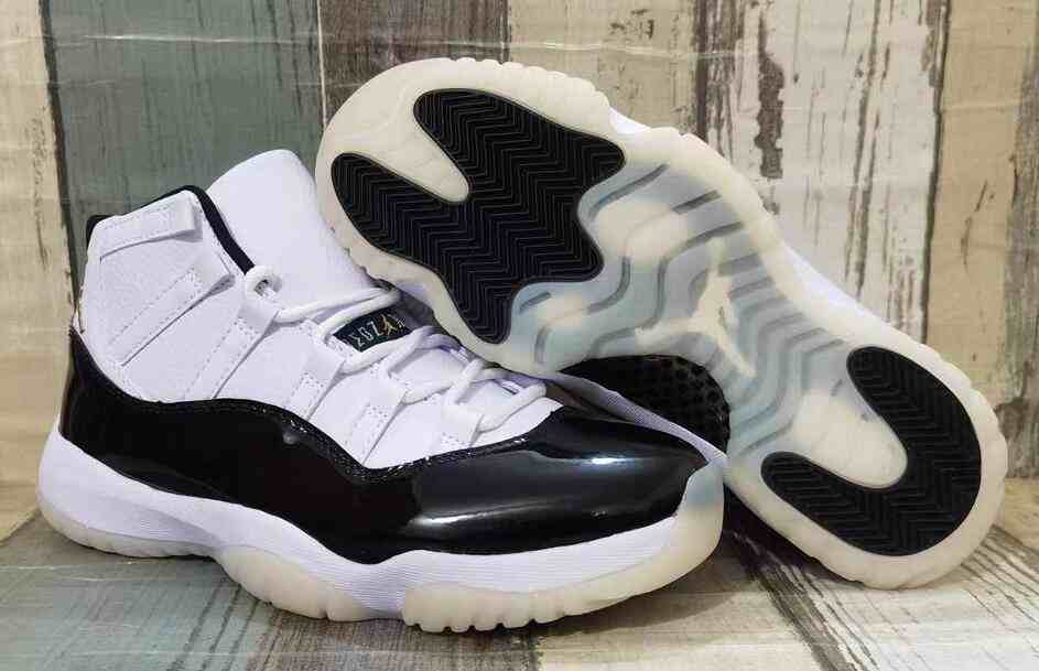 Air Jordan 11 Black White us5.5-us13 Men's shoes