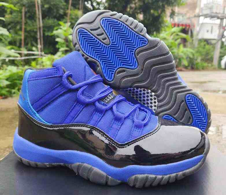 Air Jordan 11 Black Blue us7-us13 Men's shoes