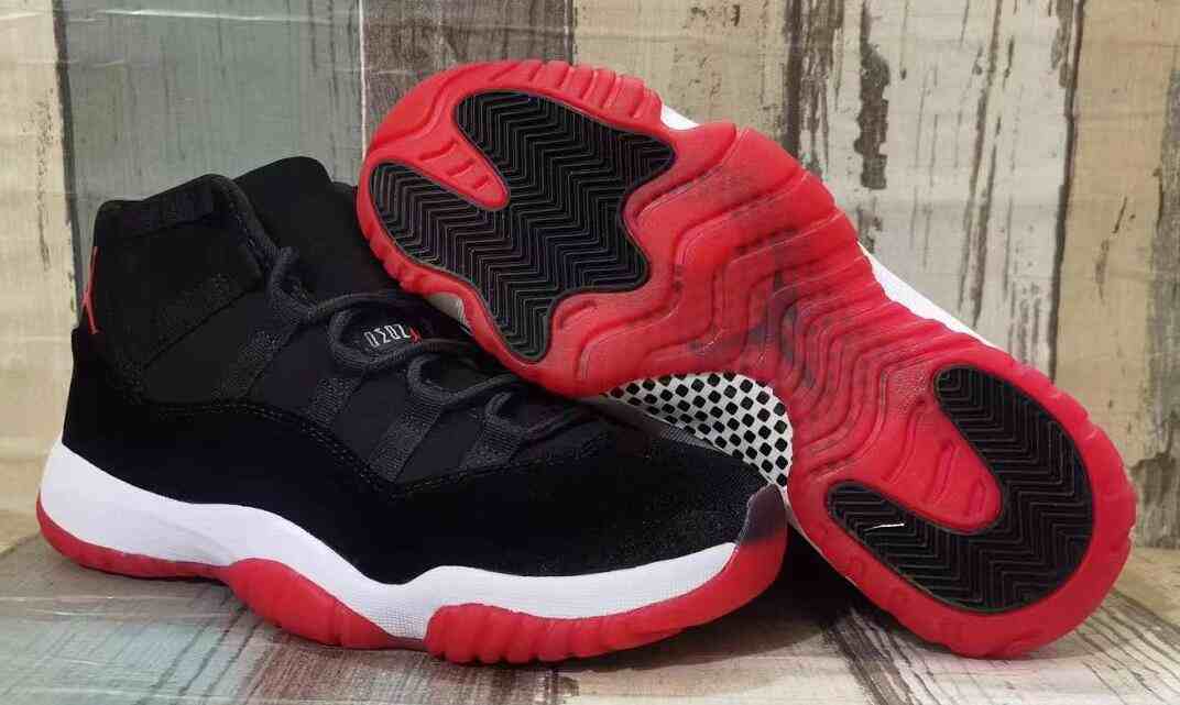 Air Jordan 11 Black Red us5.5-us13 Men's shoes
