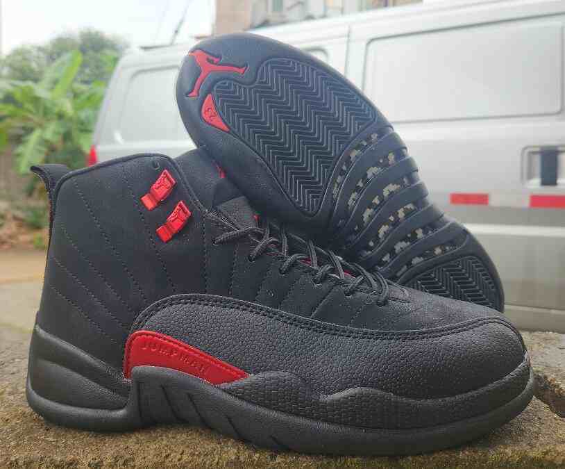 Air Jordan 12 Black us7-us13 Men's shoes