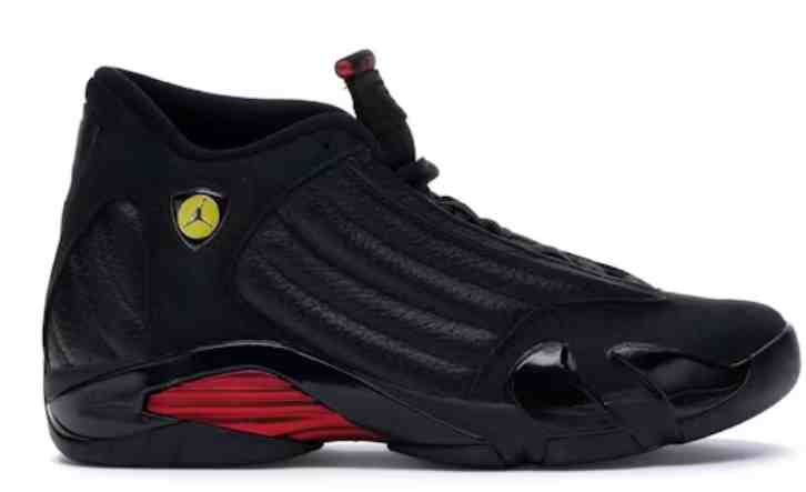 Men's Running Weapon Air Jordan 14 Black Shoes 018