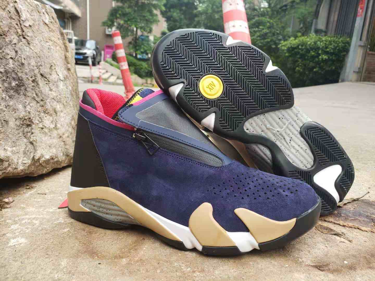 Men's Running Weapon Air Jordan 14 'Reverse Ferrari' Shoes 001