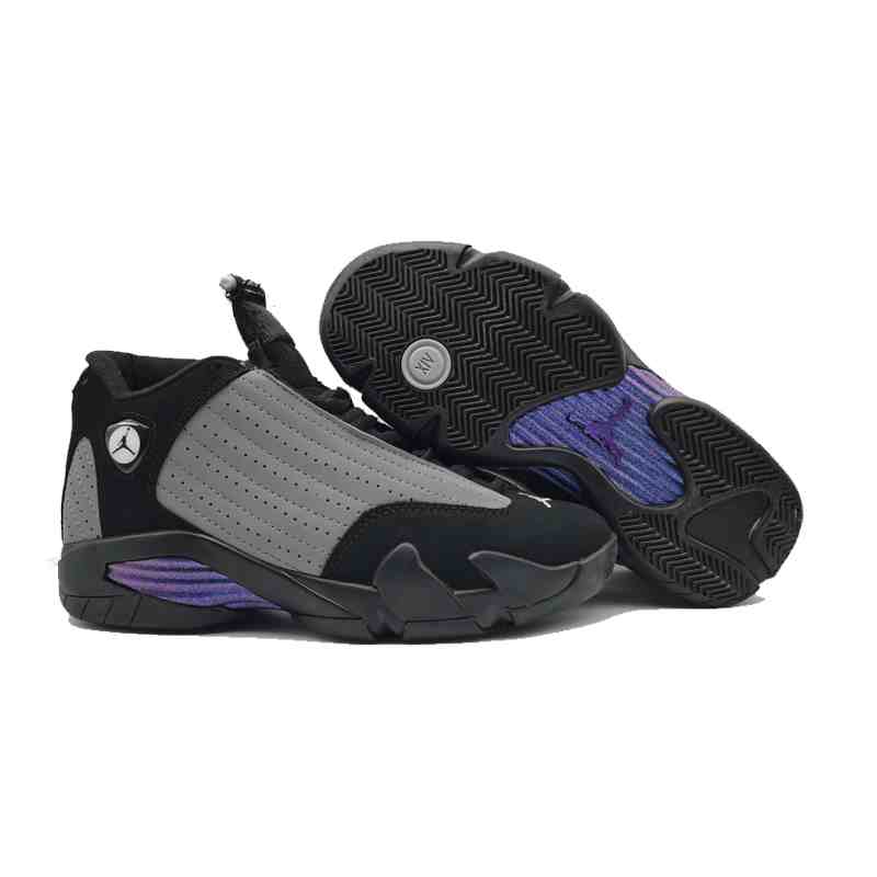 Air Jordan 14 Black Grey Men's  Shoes us7-us13