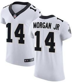 Staley Morgan Jr Women's New Orleans Saints 14 White  Custom  Jersey