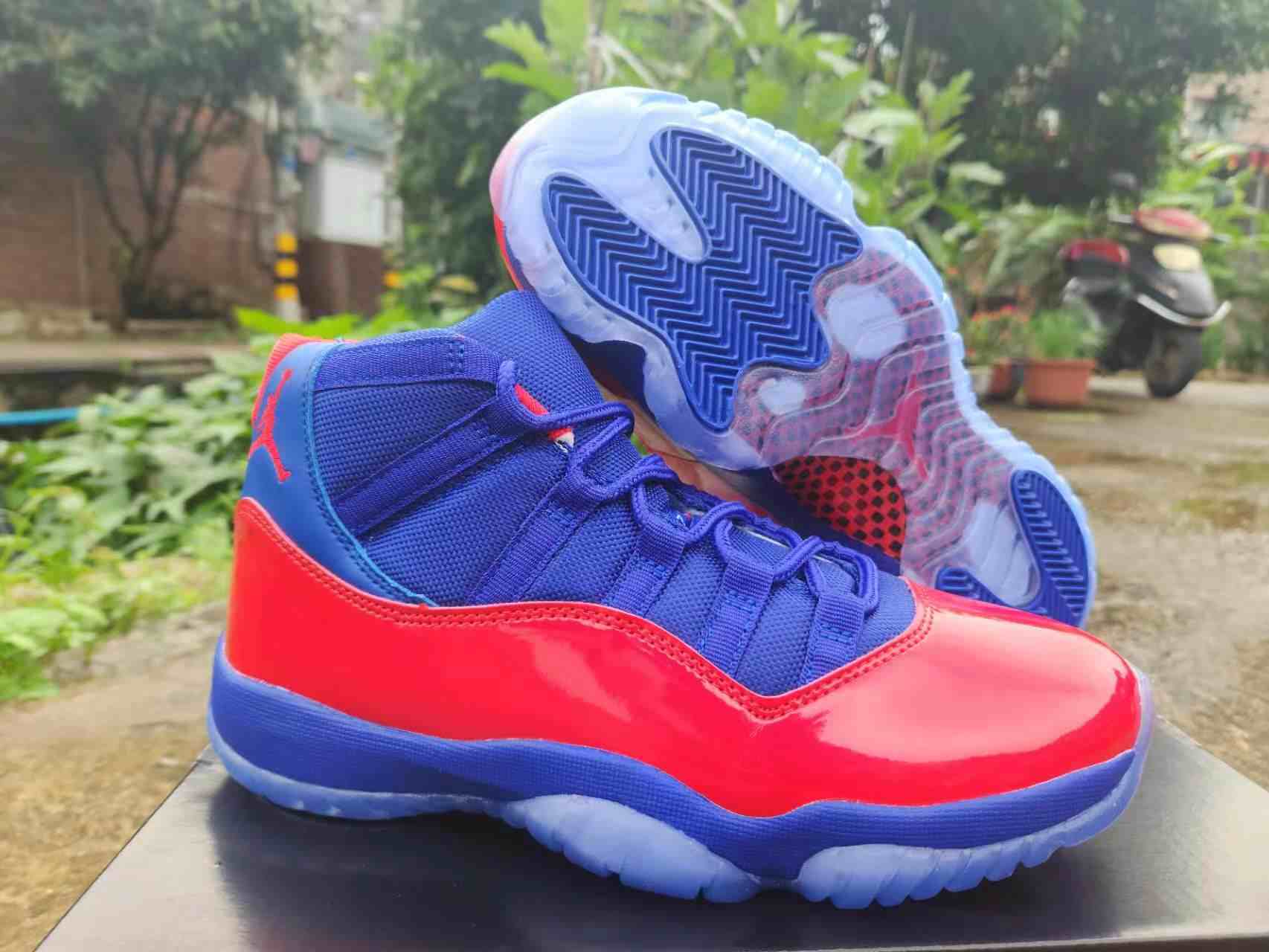 Air Jordan 11 Red Blue Men's shoes us7-us13