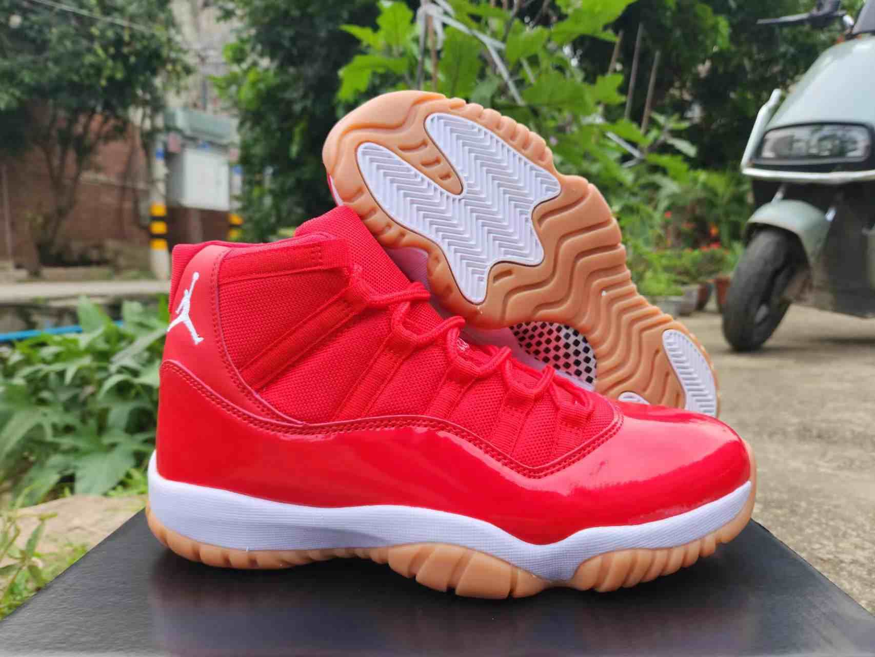 Air Jordan 11 Red Men's shoes us7-us13
