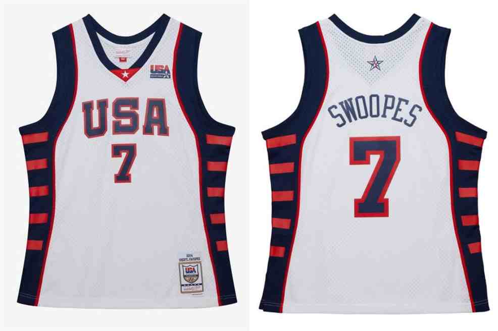 Women's Team USA #7 Sheryl Swoopes White 2024 Stitched Jersey