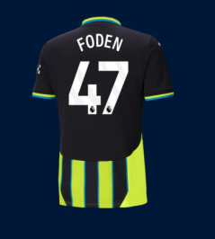 Manchester City Away 2024 2025 Foden 47 Jerseys