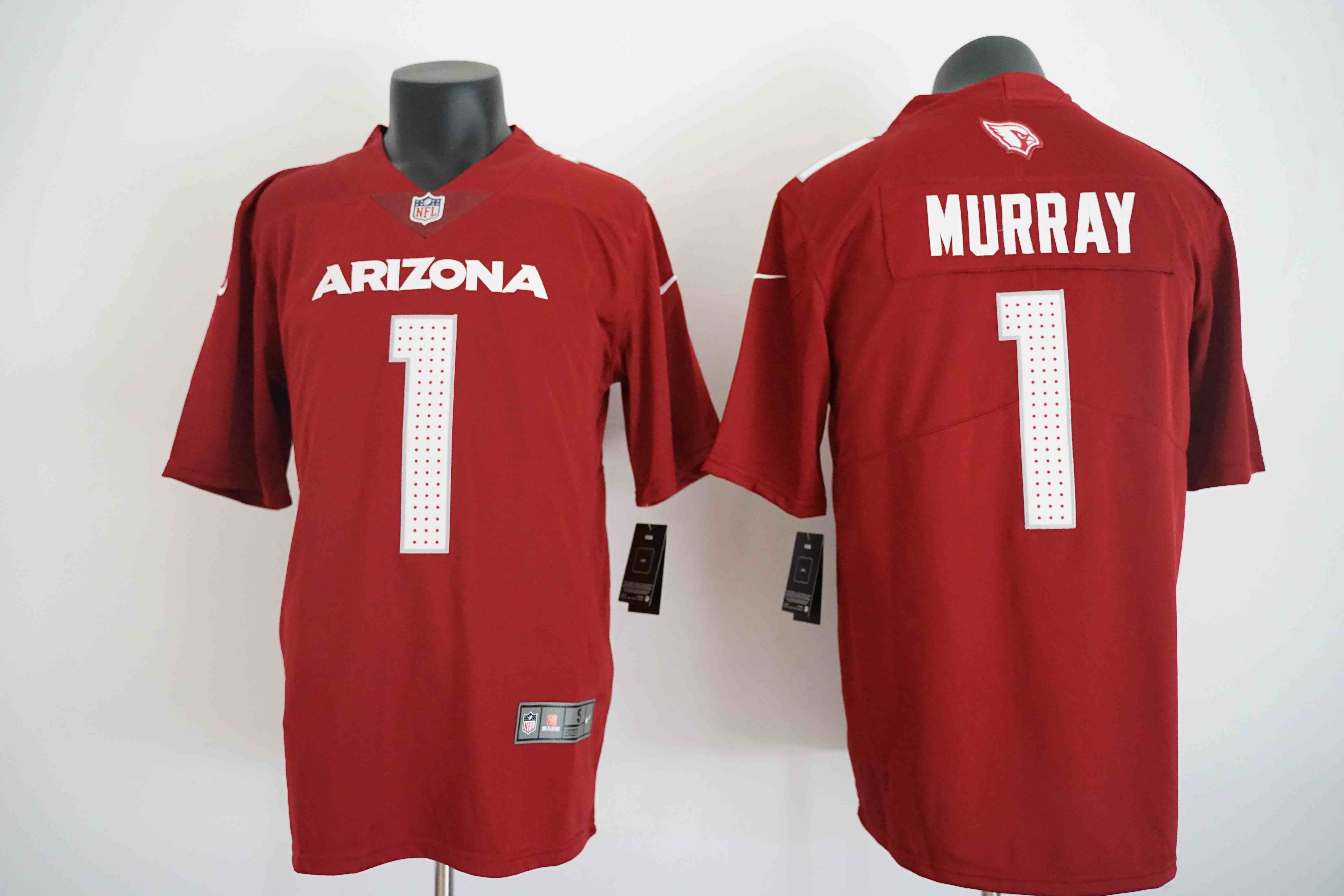 Men's Arizona Cardinals #1 Kyler Murray red Vapor  Limited Stitched Football Jersey